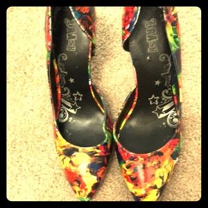 Flowery heels